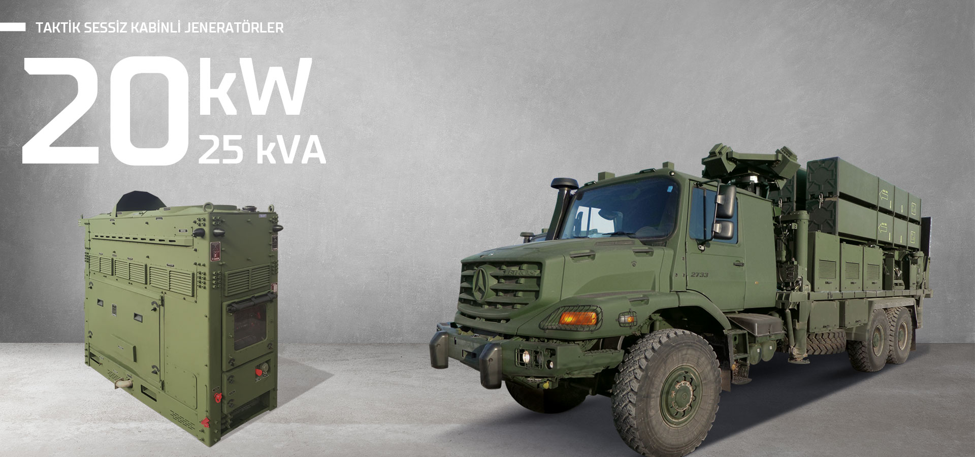 20 kW 25 kVA Su Soğutmalı