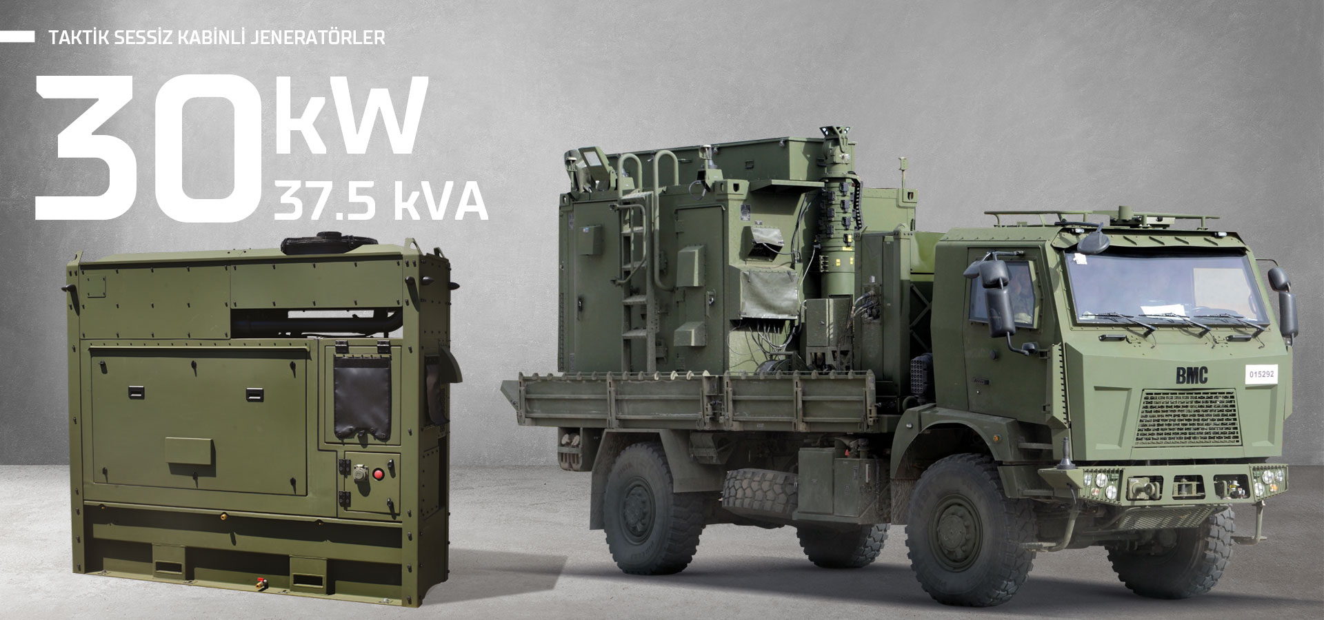 30 kW 37.5 kVA Hava Soğutmalı